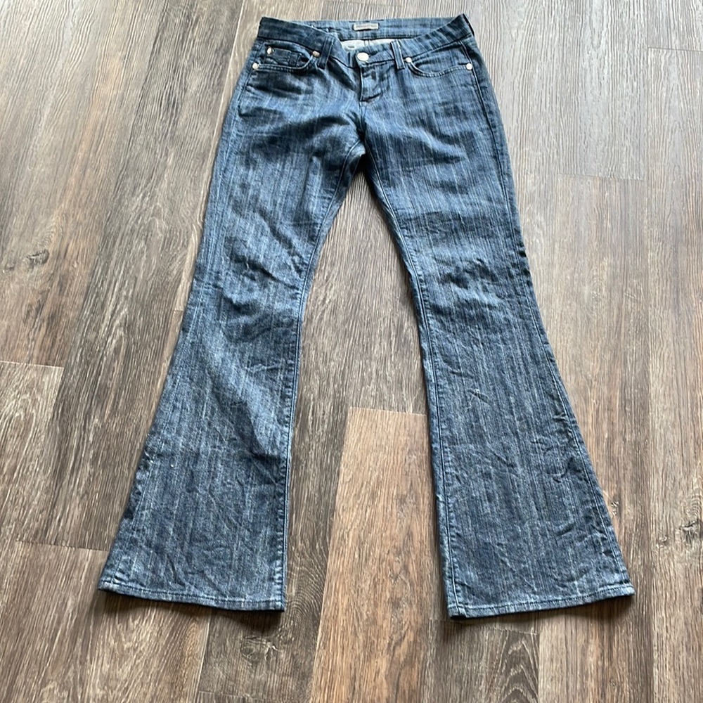 Women’s Fidelity Denim Low Rise Flare Jeans Sz 27